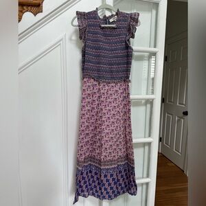 Sea New York Bianca Smocked Midi